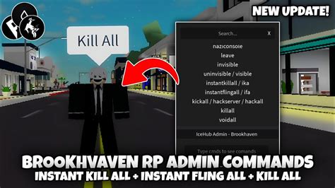 New Ice Hub Brookhaven Rp Op Admin Commands Script Arceus X