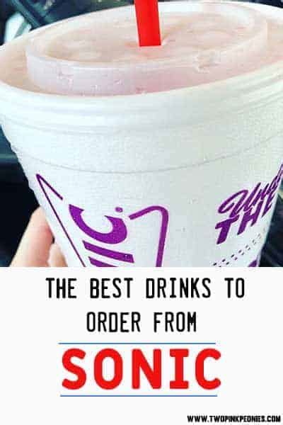 The Big List Of Sonic Drinks Over 100 Drink Ideas
