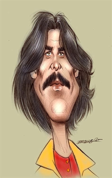 Caricaturas Paco Nájera George Harrison