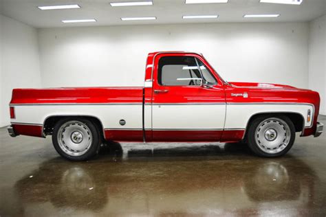 1976 Chevrolet C10 108 Miles Red White Pickup Truck 350 Chevrolet V8