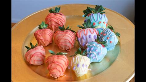 Easter Decorated Chocolate Covered Strawberries - YouTube