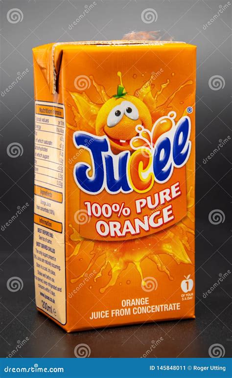 Carton Of Orange Juice Editorial Photo Image Of Container 145848011