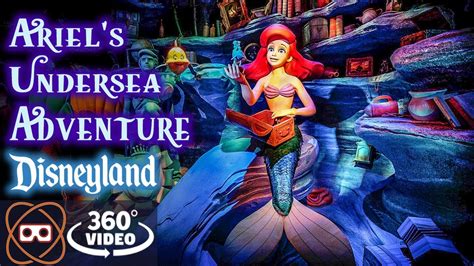 5k 360 Disney California Adventure Little Mermaid Ride Full 360 Pov