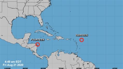 Dos Nuevas Tormentas Tropicales Podrían Surgir En El Caribe N