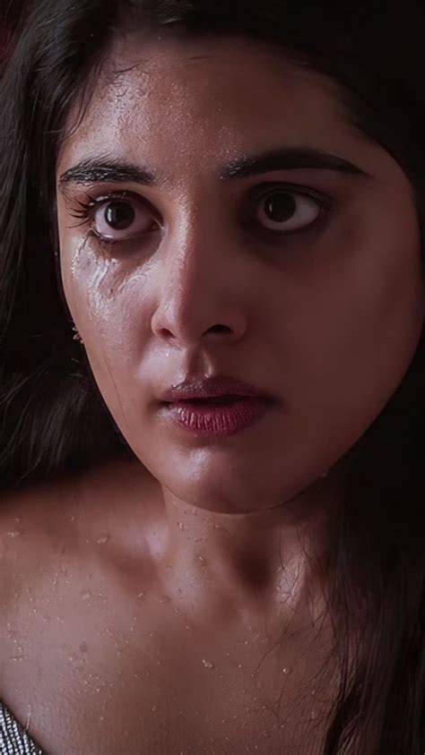 Nivetha Thomas Wet Mallu Actress Closeup Sad Cry HD Phone