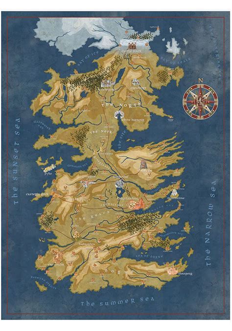 Map Of Game Of Thrones Universe Nvroom