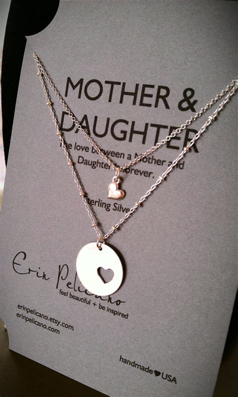 29 gift ideas for mom that'll prove you're the best daughter in the world. Mother Daughter Necklace Set - FaveThing.com