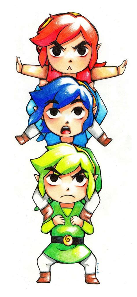 Tri Force Heroes By Kimbolie12 The Legend Of Zelda Tri