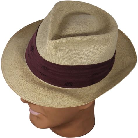 Vintage 1950s Panacool Panama Straw Hat Calfas Hatters 7 1 ...