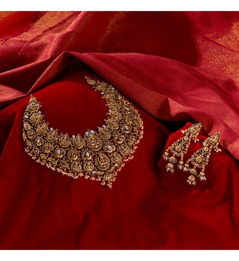 Buy 22k Gold Bridal Necklace Set Exclusive Collectrion 2023