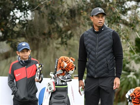 Tiger Woods Son Charlie Has A Golf Swing Just Like Dad S In These Rare