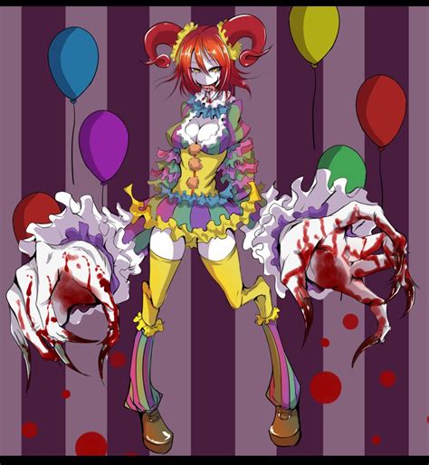 Anime Clown Girl Google Search Anime Circus Evil Clowns Anime