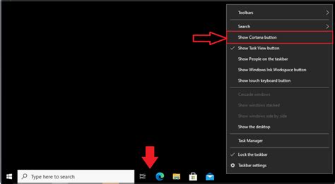 How To Remove Cortana Search Box From The Windows 10