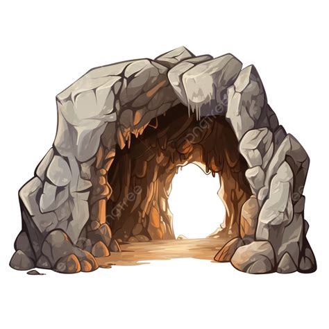 Ilustración De Png De Cueva De Roca Png Aventura Años Antiguo Png