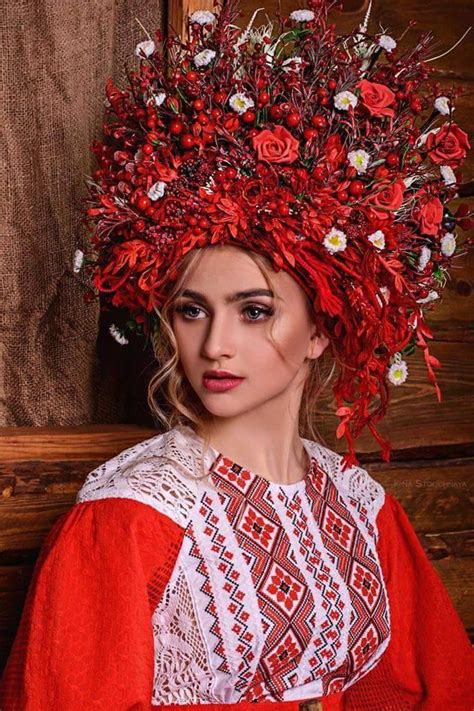 ukrainian flower crown ukrainian women festival headpiece headpiece