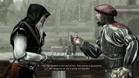 Assassins Creed Leonardo And Ezio Talks About Catarina Sforza Youtube