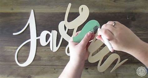 How To Cut Large Name Signs With Your Cricut Happily Ever After
