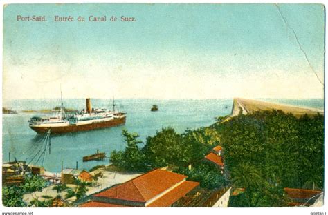 Port Said Port Saïd Entrée Du Canal De Suez Egypt
