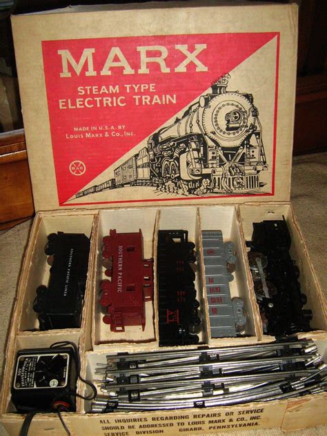 Marx Electric Train Set Electrictrainsets Train Model Trains Hobby