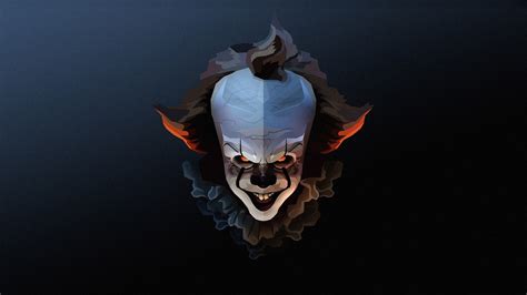 Download Wallpaper 1920x1080 Pennywise The Clown Halloween Artwork