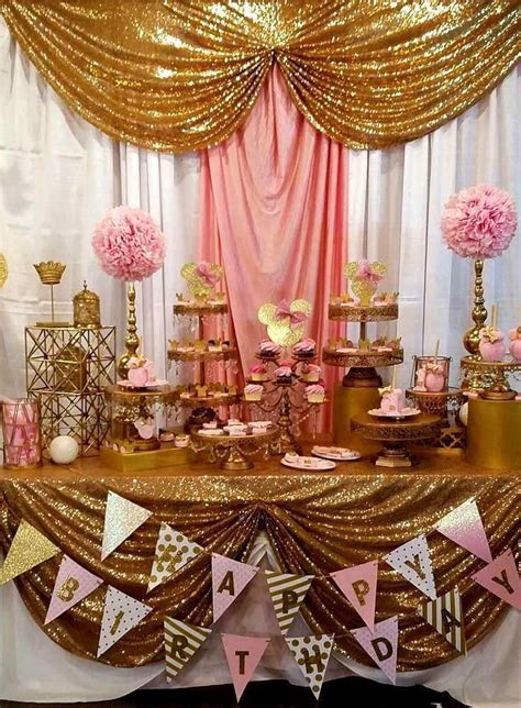 Rose Gold Party Decorations Fresh Best 20 Gold Birthday Party Ideas On
