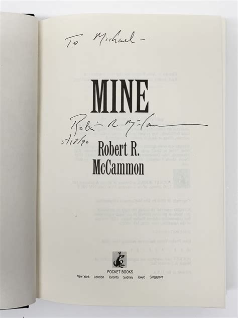 Mine Robert R Mccammon