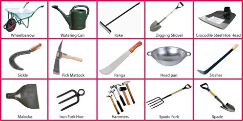 Agricultural Tools And Their Names