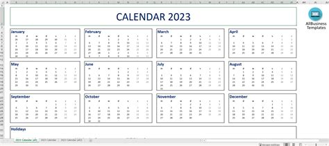Calendar 2023 Excel Malaysia Get Calendar 2023 Update Gambaran