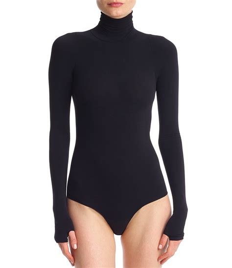 Commando Ballet Body Turtleneck Bodysuit Black One Size In 2020