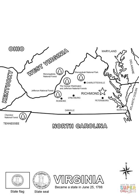 Use crayola® crayons, colored pencils, or markers to color the west virginia page. west virginia state symbols coloring pages - XyzColoring