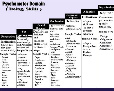 Blooms Taxonomy Psychomotor Domain Verbs Porn Sex Picture