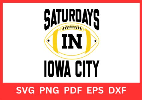 1 Saturdays In Iowa City Svg Designs And Graphics