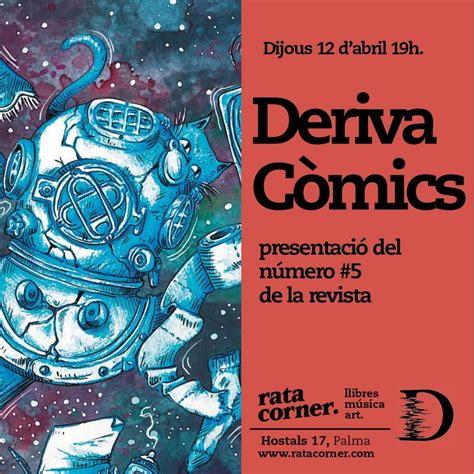 Presentación Del Quinto Número De Deriva Còmics En Rata Corner Otros Eventos
