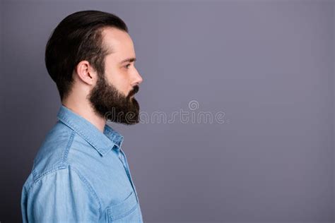 Profile Photo Of Amazing Macho Guy Serious Perfect Appearance Neat Long