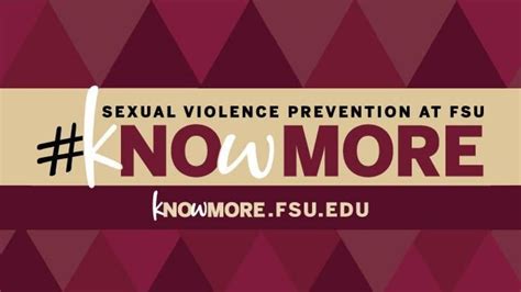 Fsu Launches Sexual Violence Program