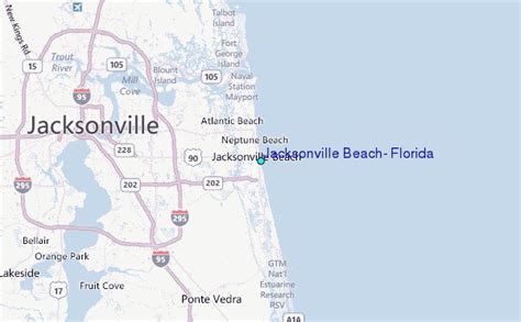Jacksonville Beach Florida Tide Station Location Guide