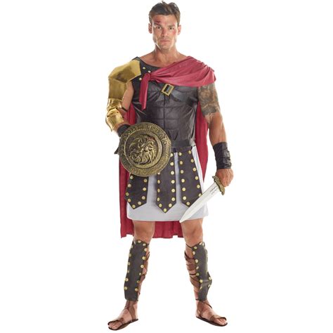 mens gladiator costume adult roman spartan warrior centurion fancy dress outfit ebay
