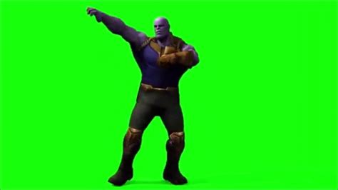 Dancing Thanos Greenscreen Effects No Copyright Youtube