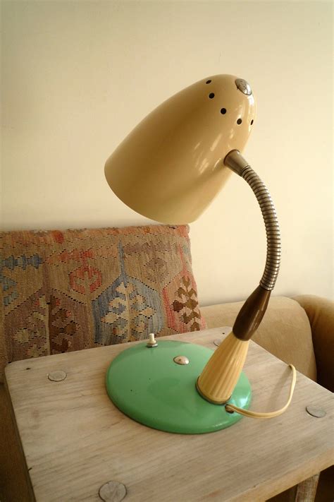 Vintage Apolinar Galecki Mid Century Gooseneck Desk Lamp Table Etsy