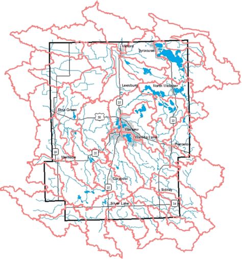 Kosciusko County Maps Lilly Center For Lakes And Streams