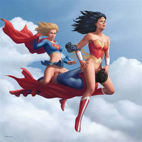 Wonder Woman And Supergirl Fuck Superman Wonder Woman