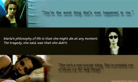 The third and last study of fight club characters. Marla Singer Fight Club Quotes. QuotesGram