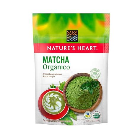 Té Verde Natures Heart Matcha Orgánica 100 G Walmart