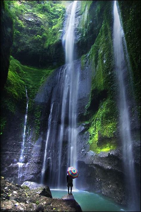 Waterfall Madakaripura On Probolinggo East Java Indonesia Thailand