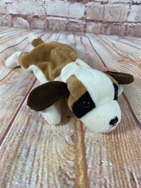 Vintage 1996 Ty Bernie The Beagle Dog Plush Stuffed Animal The Etsy