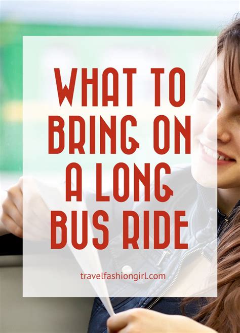 What To Bring On A Long Bus Ride 12 Essentials Bus Ride Bus Travel