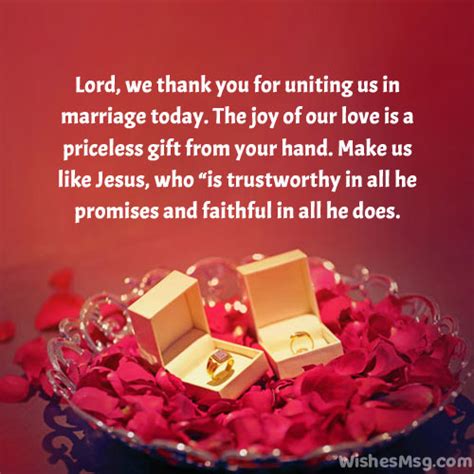 60 Wedding Prayers And Blessings Wishesmsg