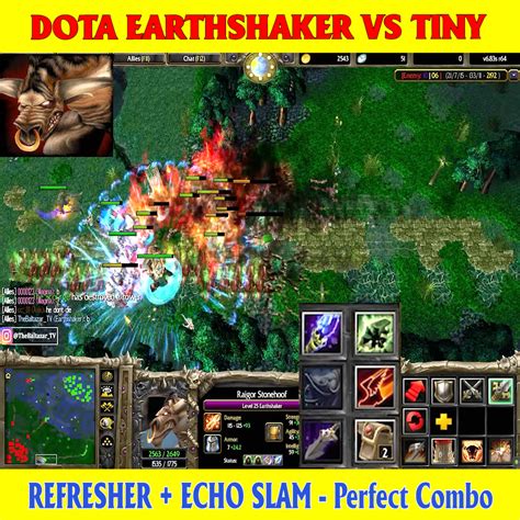 Dota Earthshaker Refresher Echo Slam Perfect Combo Dota Earthshaker