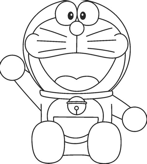 However, when they bump into a young caveman, kukuru, who they. Sketsa Mewarnai Gambar Doraemon | Dunia Putra Putri