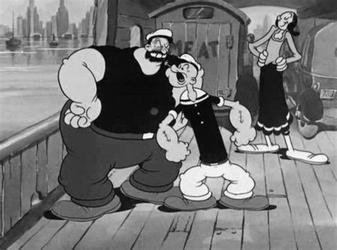 Image Popeye Olive Oyl And Bluto Popeye Cartoon Popeye The Sailor Man Old Cartoons